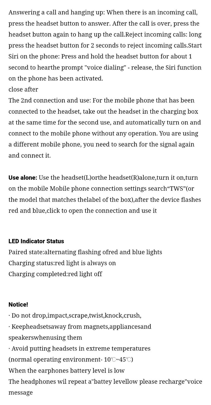 TWS Wireless Earbuds Bluetooth 5.5 Earphones 4 ENC Mics IP7 For Android & iPhone