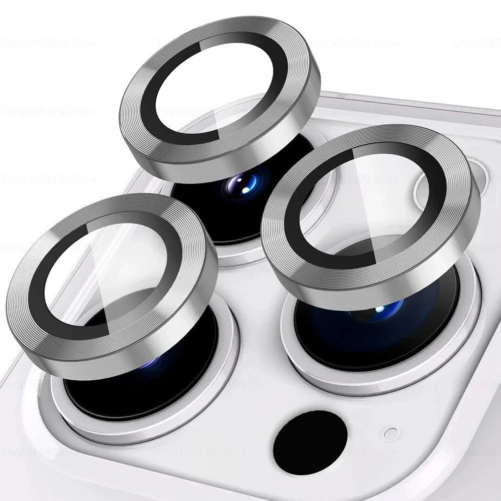Camera LensGlass Protector Metal Ring for iPhone 17 Pro 14Pro 15Pro 16Pro 17E 13
