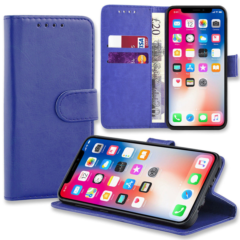 Case For iPhone 17 16 Pro Max Plus 15 14 13 12 11 XR 8 Leather Flip Wallet Cover