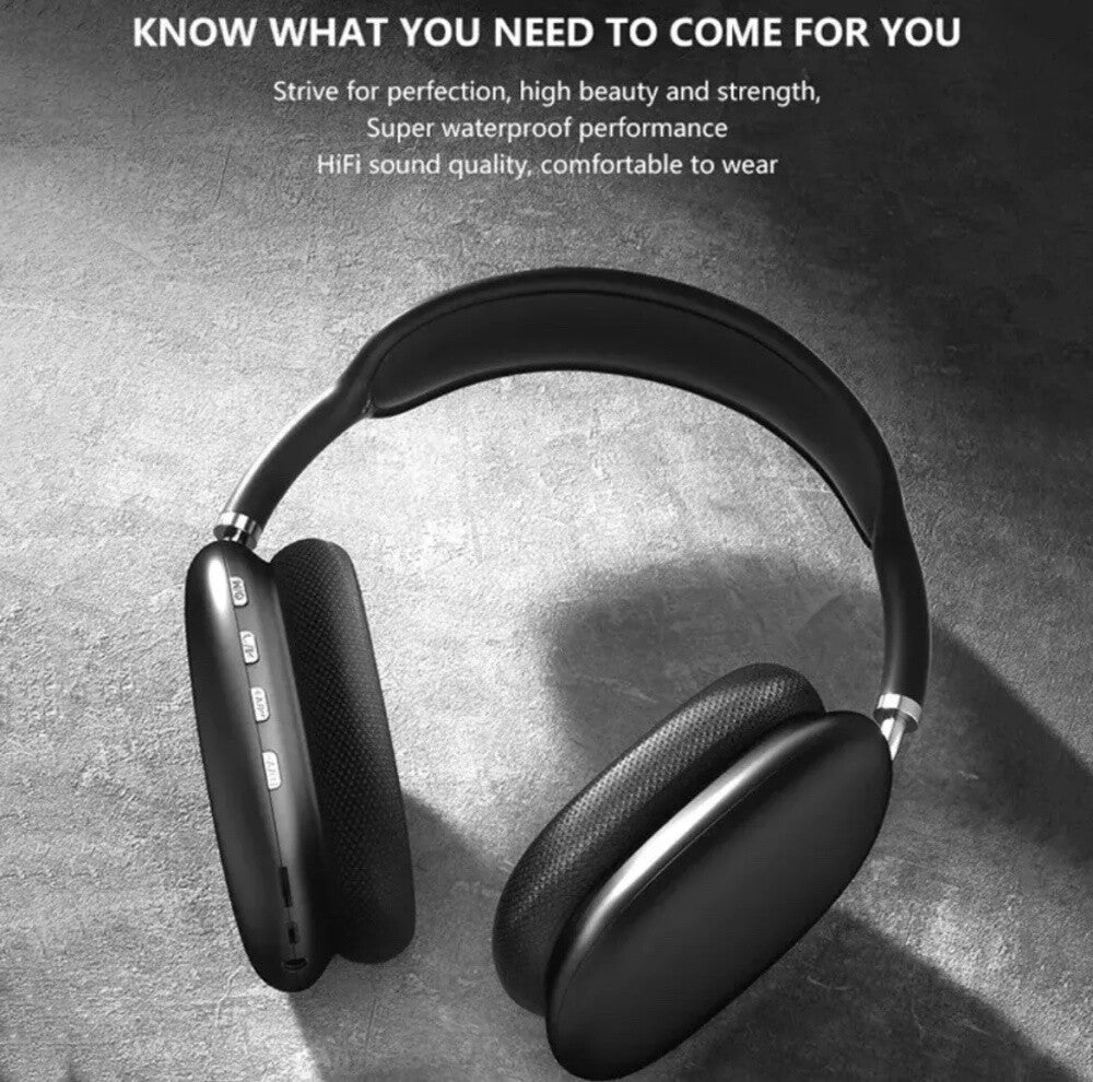 Wireless Bluetooth Headphones with Noise Cancelling 5.3 UK