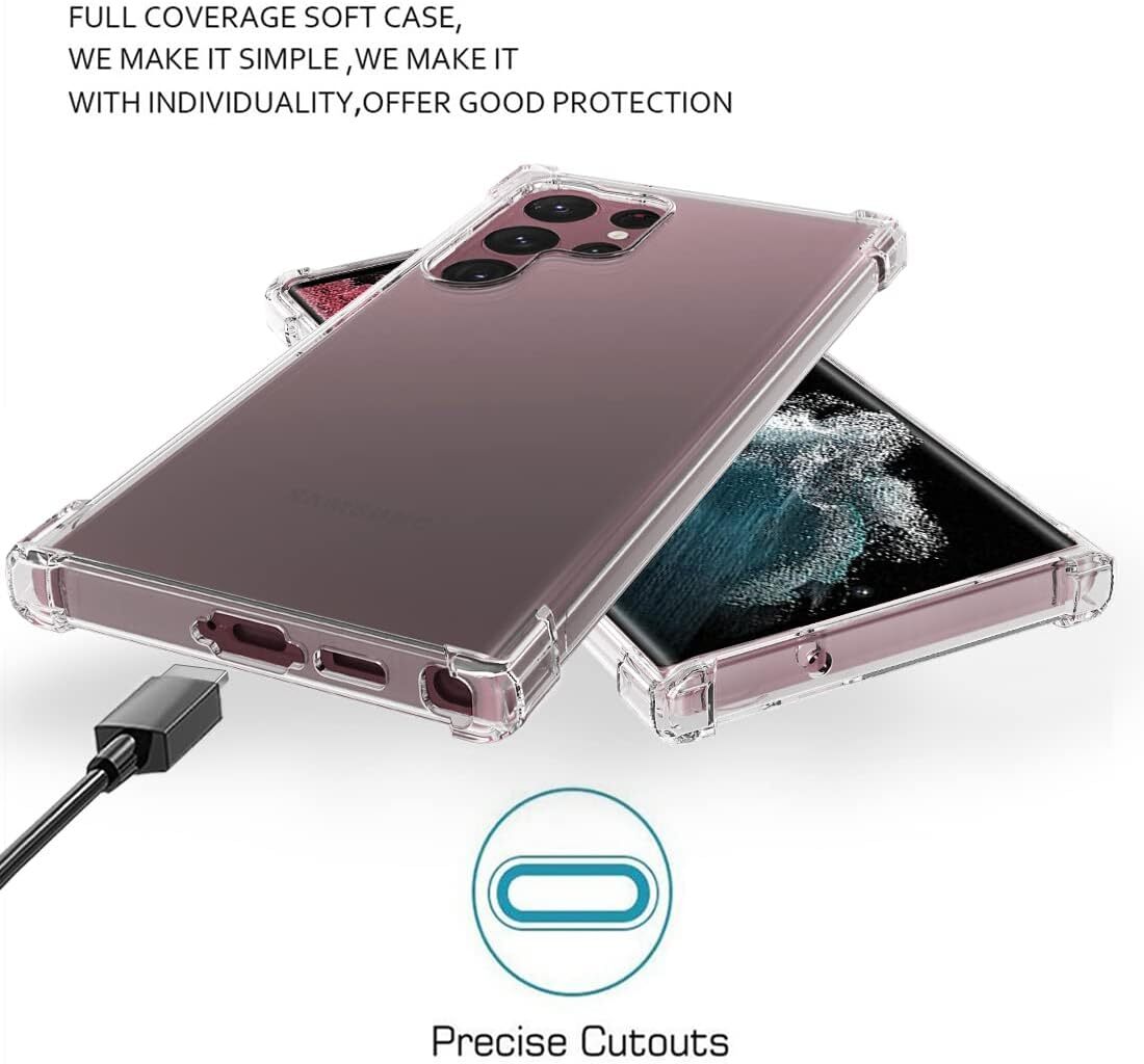 Shockproof Case For Samsung Galaxy S24 S23 S22 S21 S20 Ultra Plus FE Phone Cover