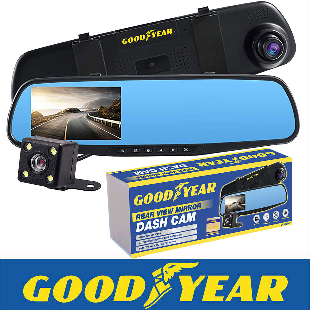 Dash Cam Car DVR Video Recorder with Front and Rear Camera