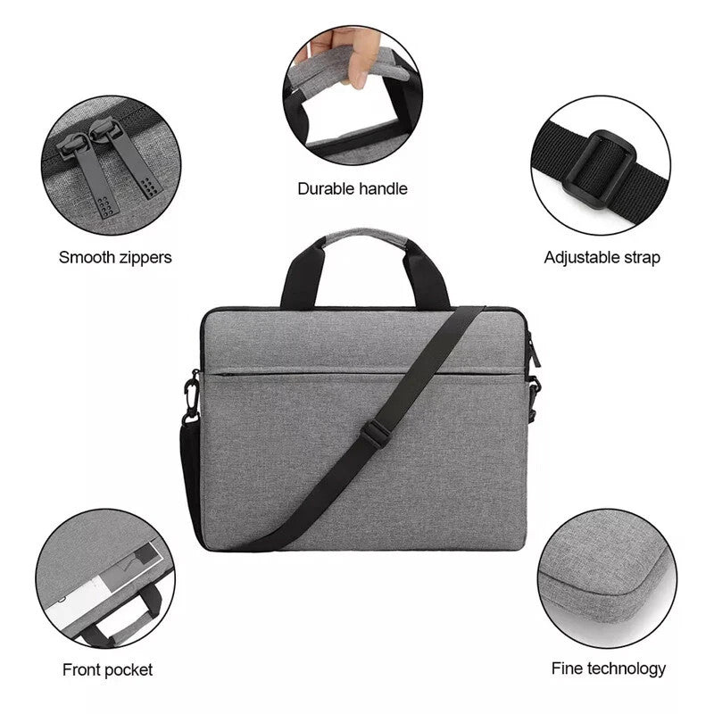 Laptop Shoulder Cross Body Bags Carrying Case 12-15.6 Inch Computer Tablet Book