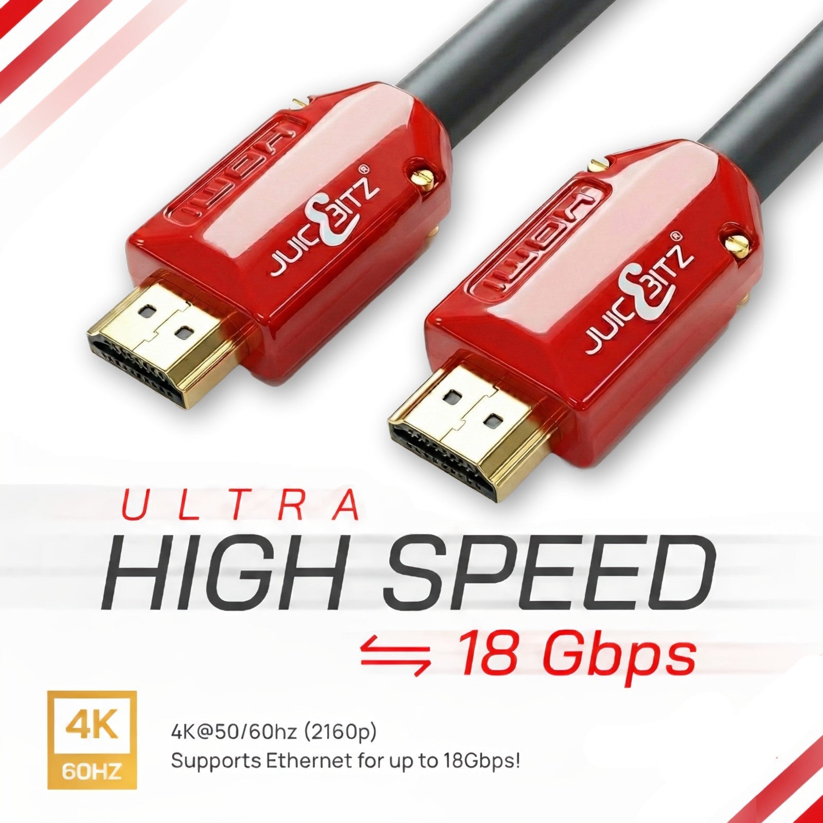 Extra Long HDMI 2.0 4K HDR Cable (5m–10m) for PS5 XBox