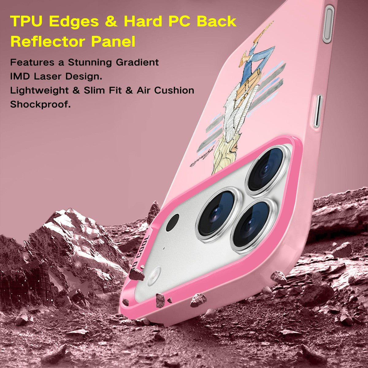 IPhone Case For iPhone 16 Pro 14 15 Pro Max 17e Customized Fashion Girls Cover