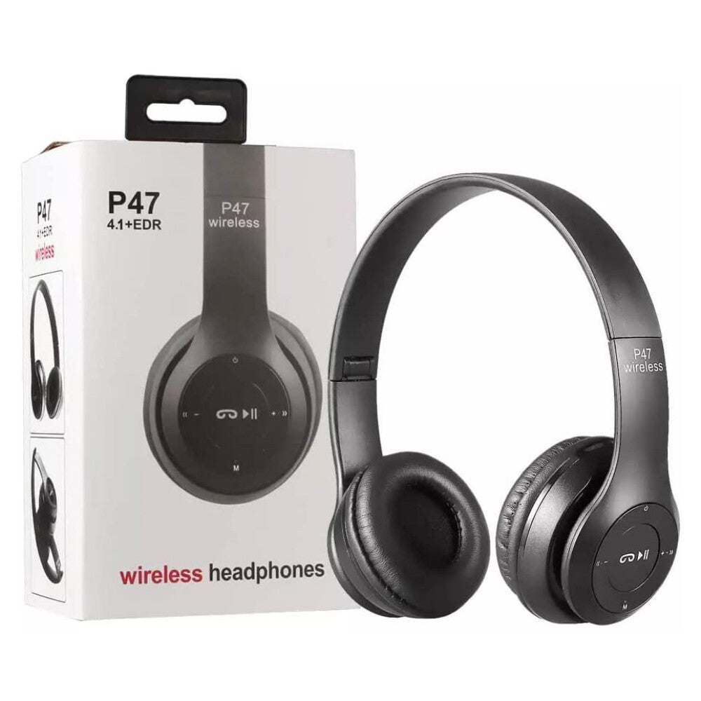 P47 Wireless Bluetooth Headphones with Noise Cancelling Over-Ear Earphones 5.1