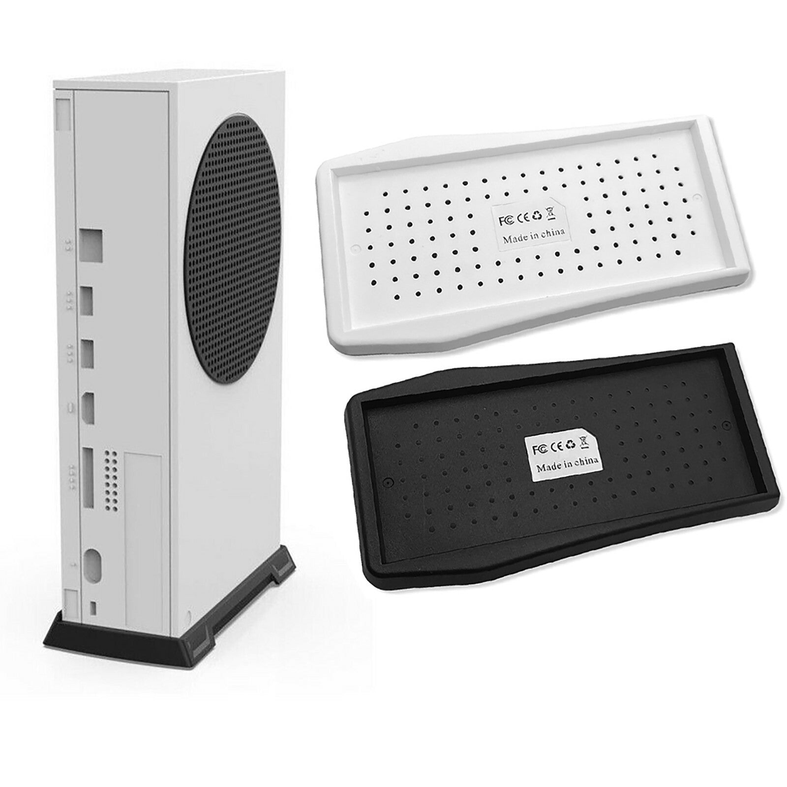 Vertical Stand with Built-in Cooling Vents for Xbox Series S Console Accessories