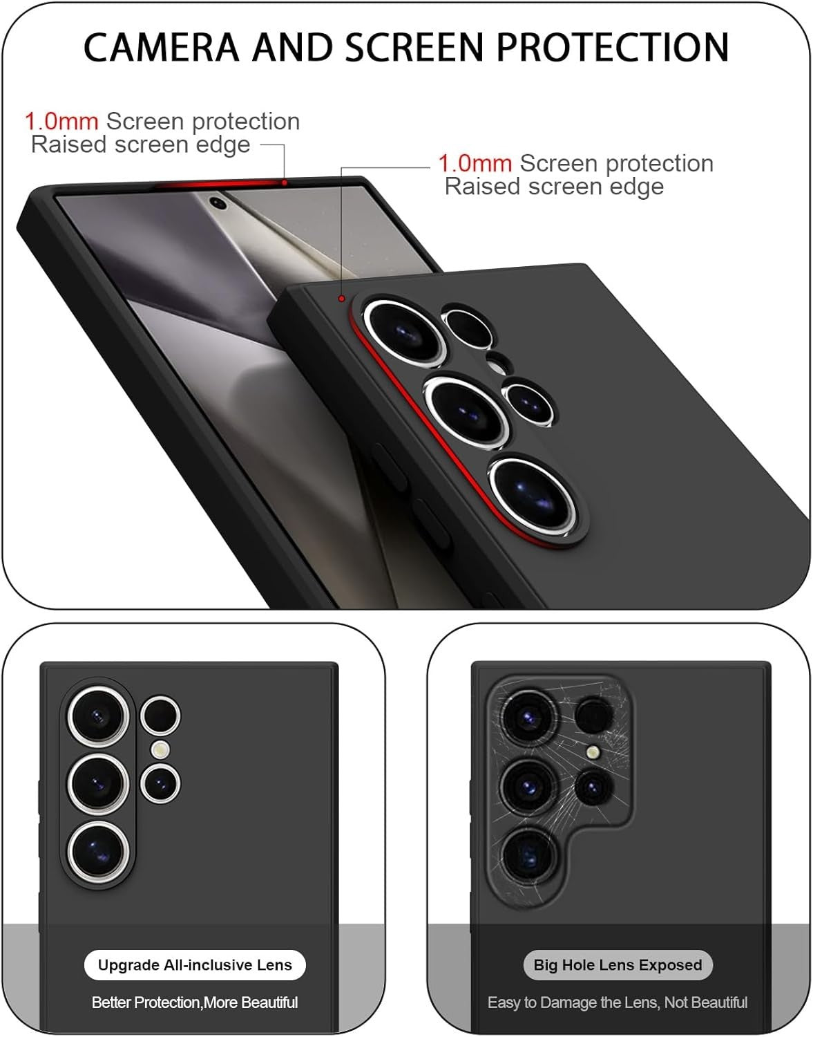 Case For Samsung Galaxy S25 S24 S23 S22 Ultra Plus FE Liquid Matte Phone Cover
