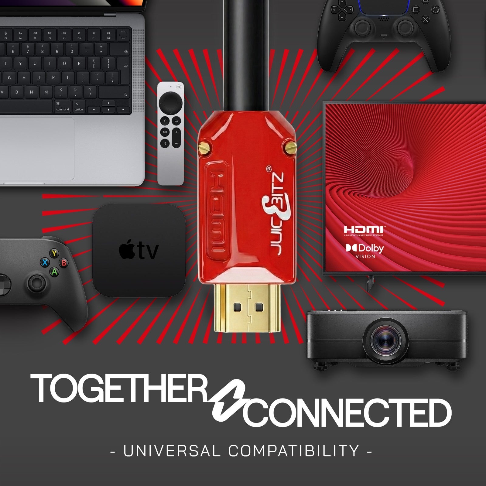 Extra Long HDMI 2.0 4K HDR Cable (5m–10m) for PS5 XBox