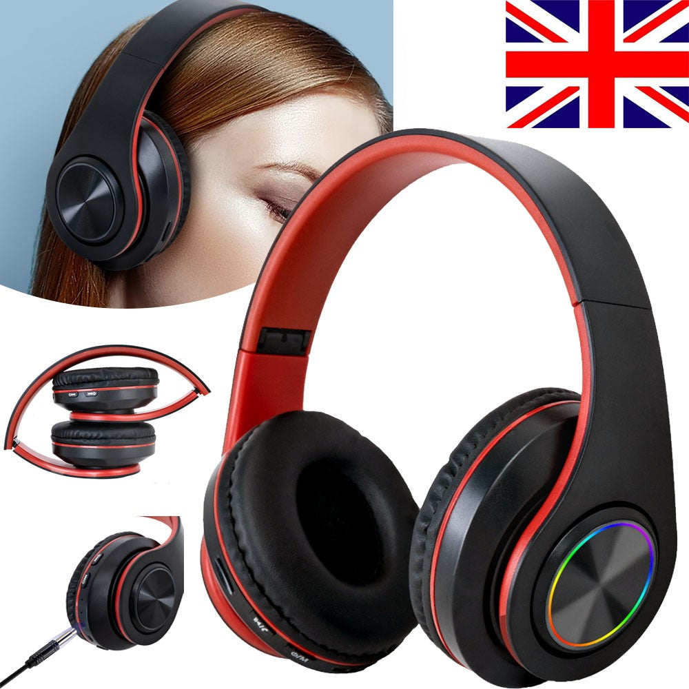 Headphones Bass HiFi Over Ear Headset Earphone Stereo Noise Cancelling Headset