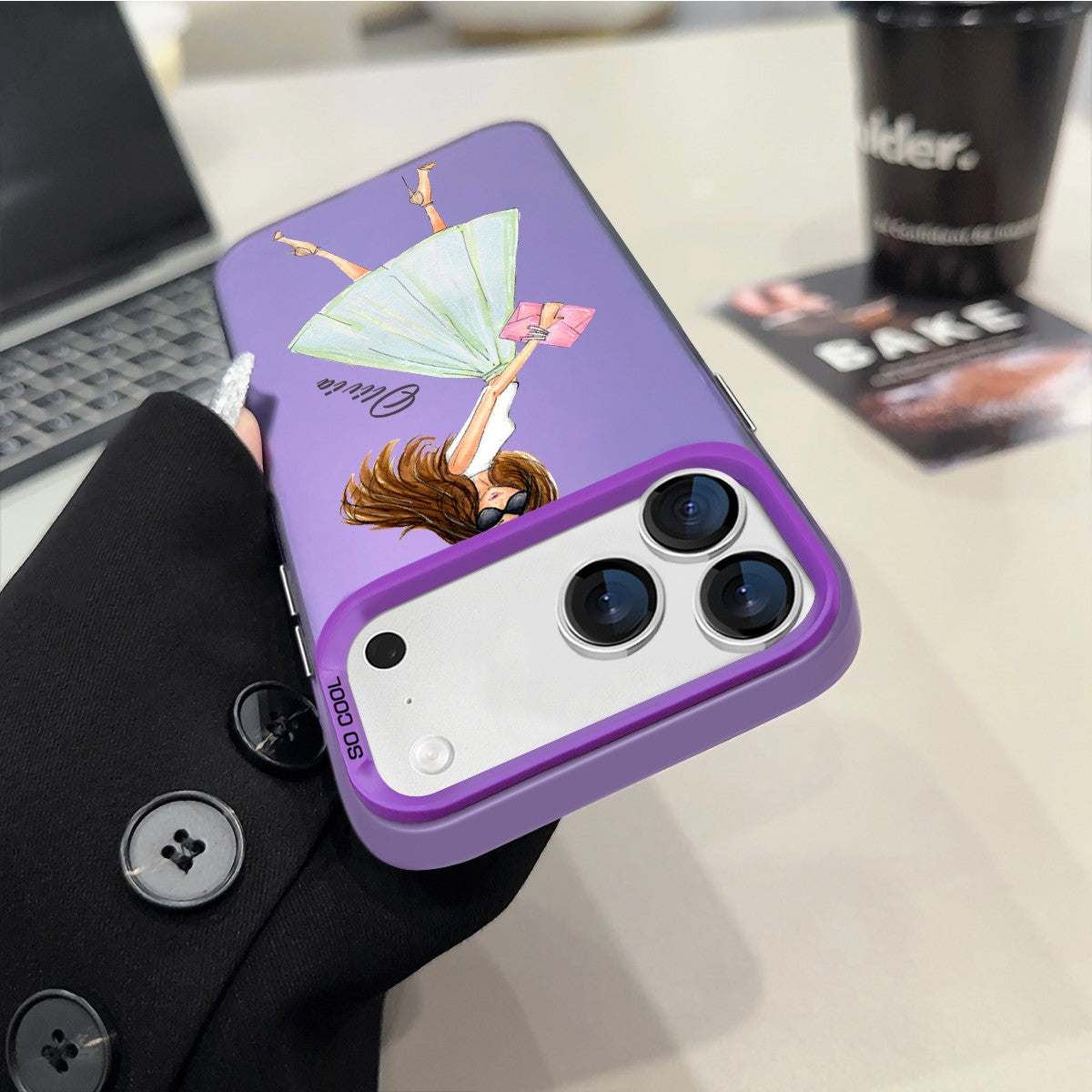 IPhone Case For iPhone 16 Pro 14 15 Pro Max 17e Customized Fashion Girls Cover