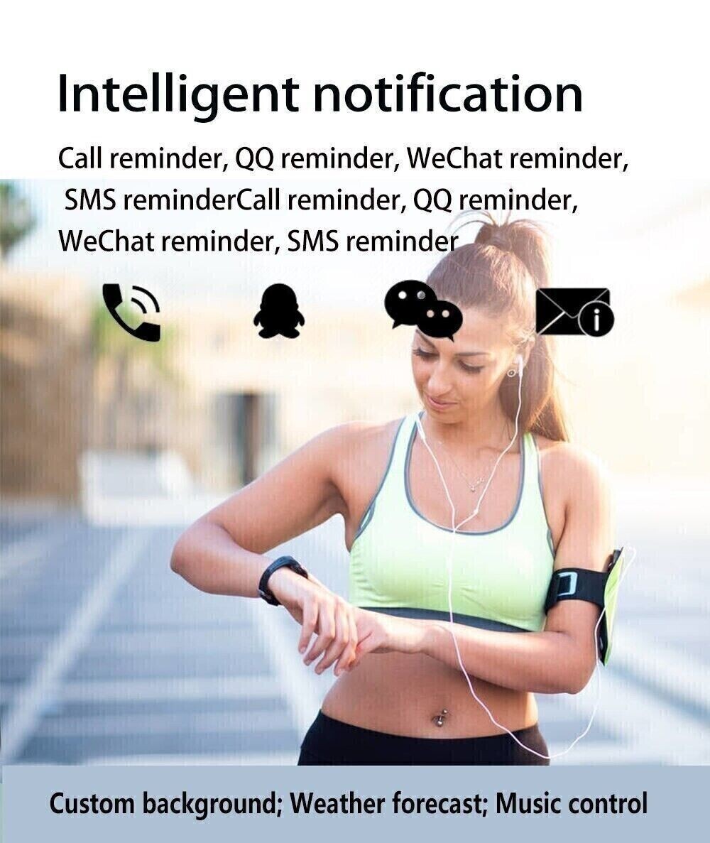 Fitbit Smart Watch Gym Band Fitness Tracker Heart Rate Monitor