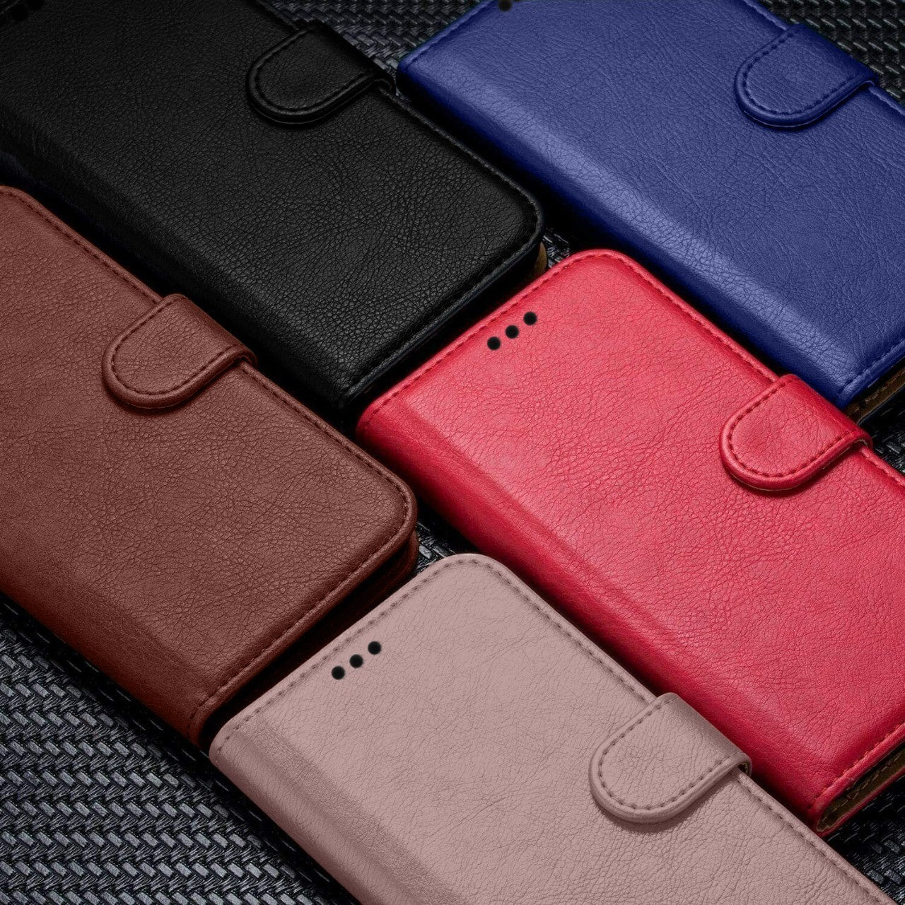 Flip Leather Phone Case for Samsung S25 Ultra S24 S23 S22 S21 + Magnetic Wallet