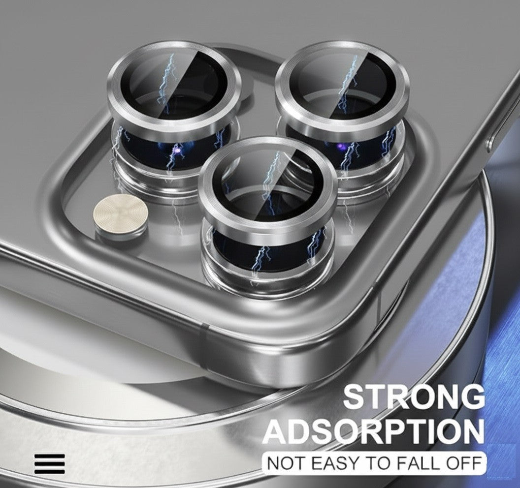 Camera LensGlass Protector Metal Ring for iPhone 17 Pro 14Pro 15Pro 16Pro 17E 13