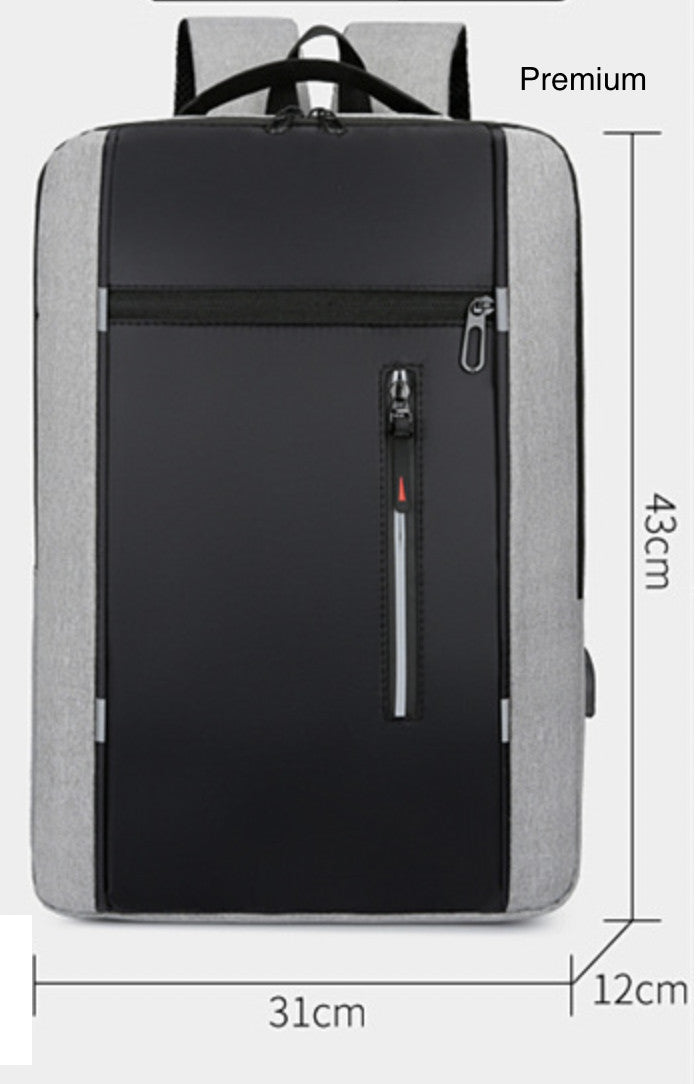 Laptop backpack case up to 15.6" USB charging port Anti Theft