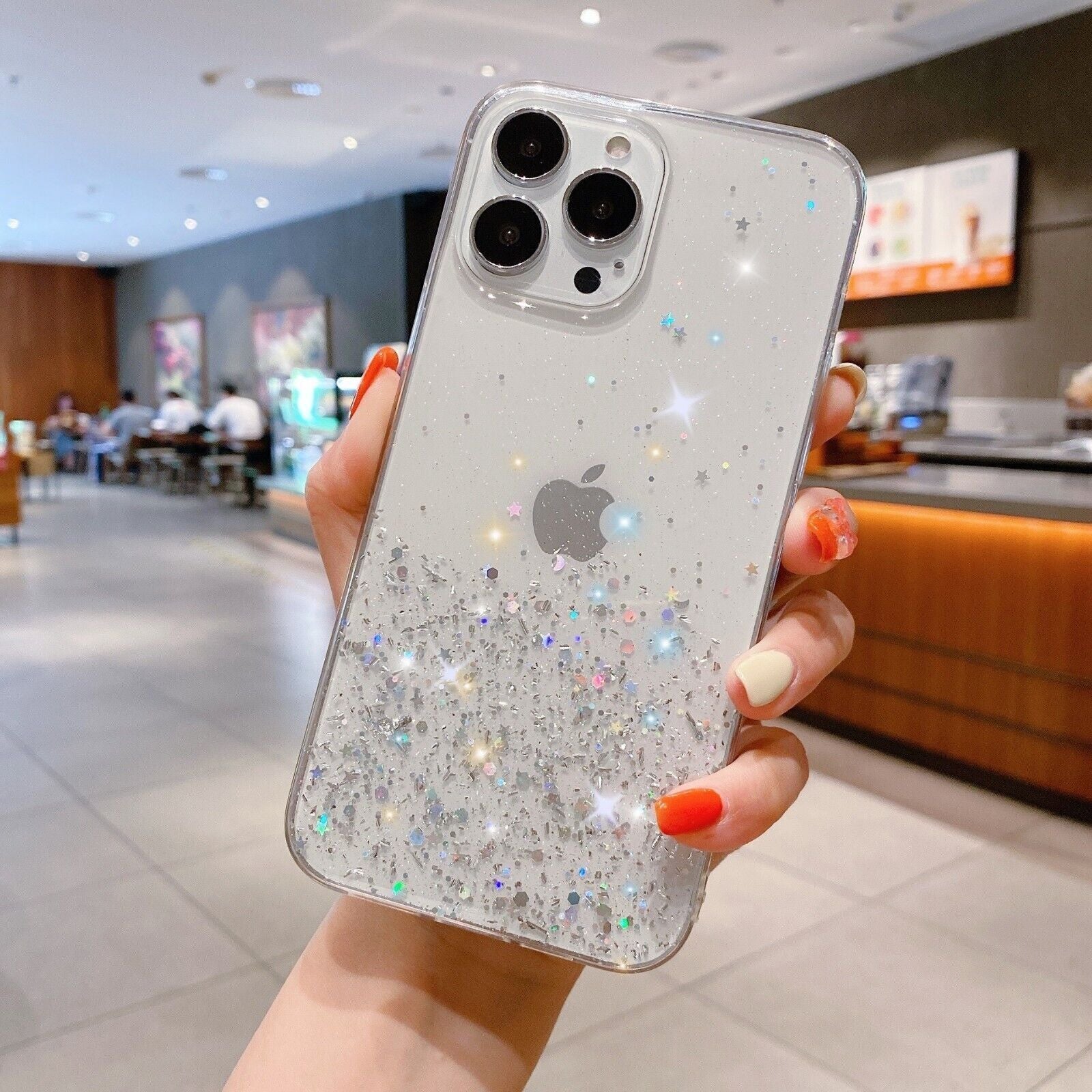 Glitter Case for iPhone 16 15 14 Pro Max 13 12 11 Plus 7 8 SE XR XS