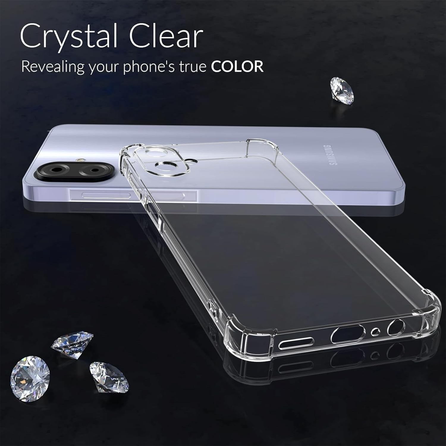 Case For Samsung A06 A07 A16 A17 A26 A36 A56 Clear Phone Cover UK
