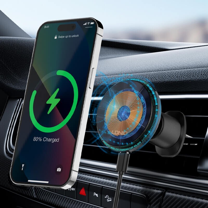 Wireless Charger Car Phone Holder Magnetic