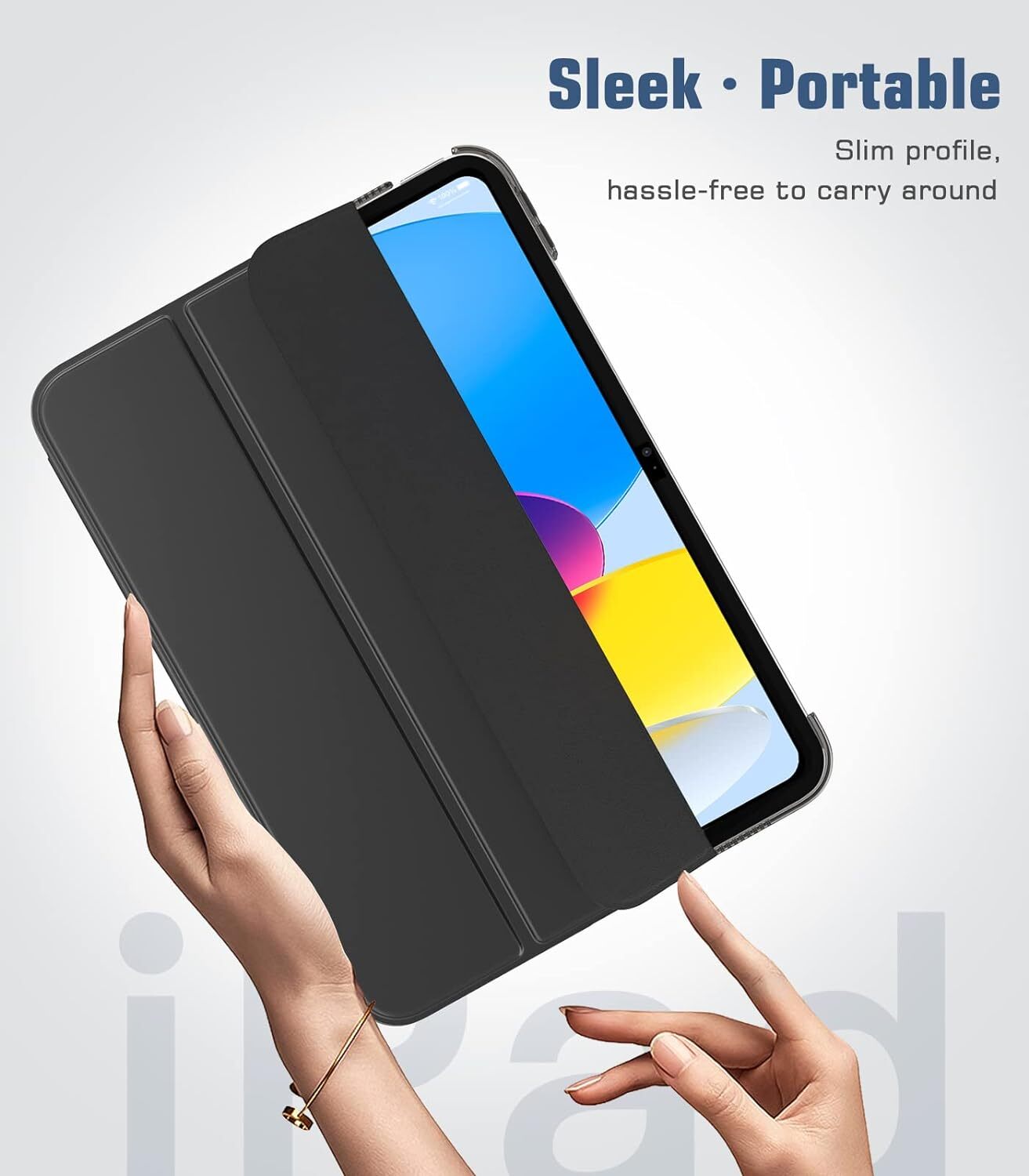 Leather Magnetic Smart Case for Apple iPad
