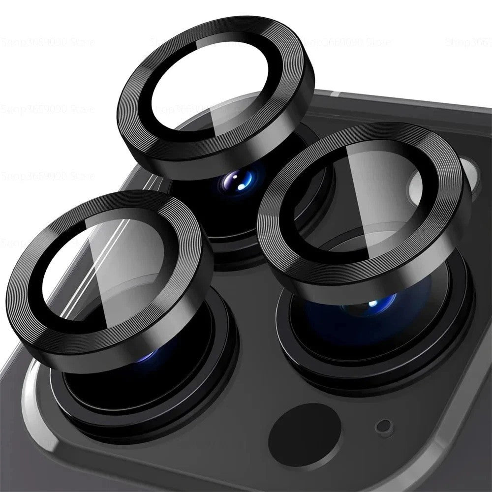 Camera LensGlass Protector Metal Ring for iPhone 17 Pro 14Pro 15Pro 16Pro 17E 13