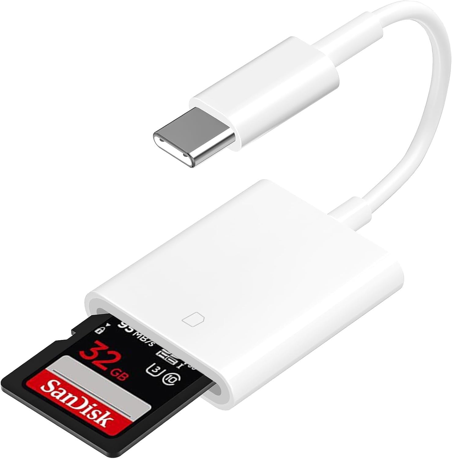 USB-C to SD Card Reader High-Speed Camera Card Adapter for iPhone