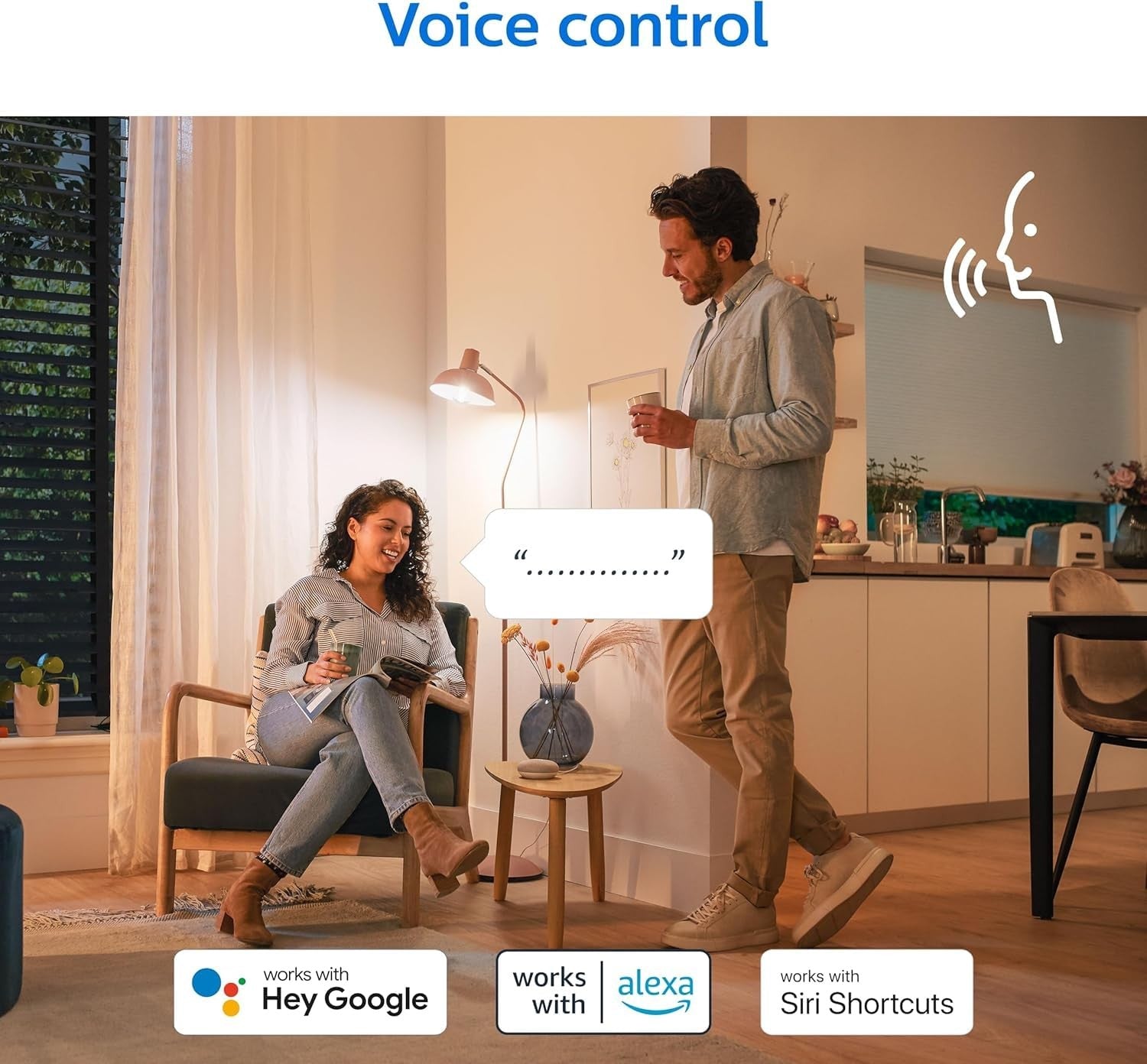 Philips Smart WiZ Connected LED Light Bulb B22 Dimmable Cool & Warm - A Rated