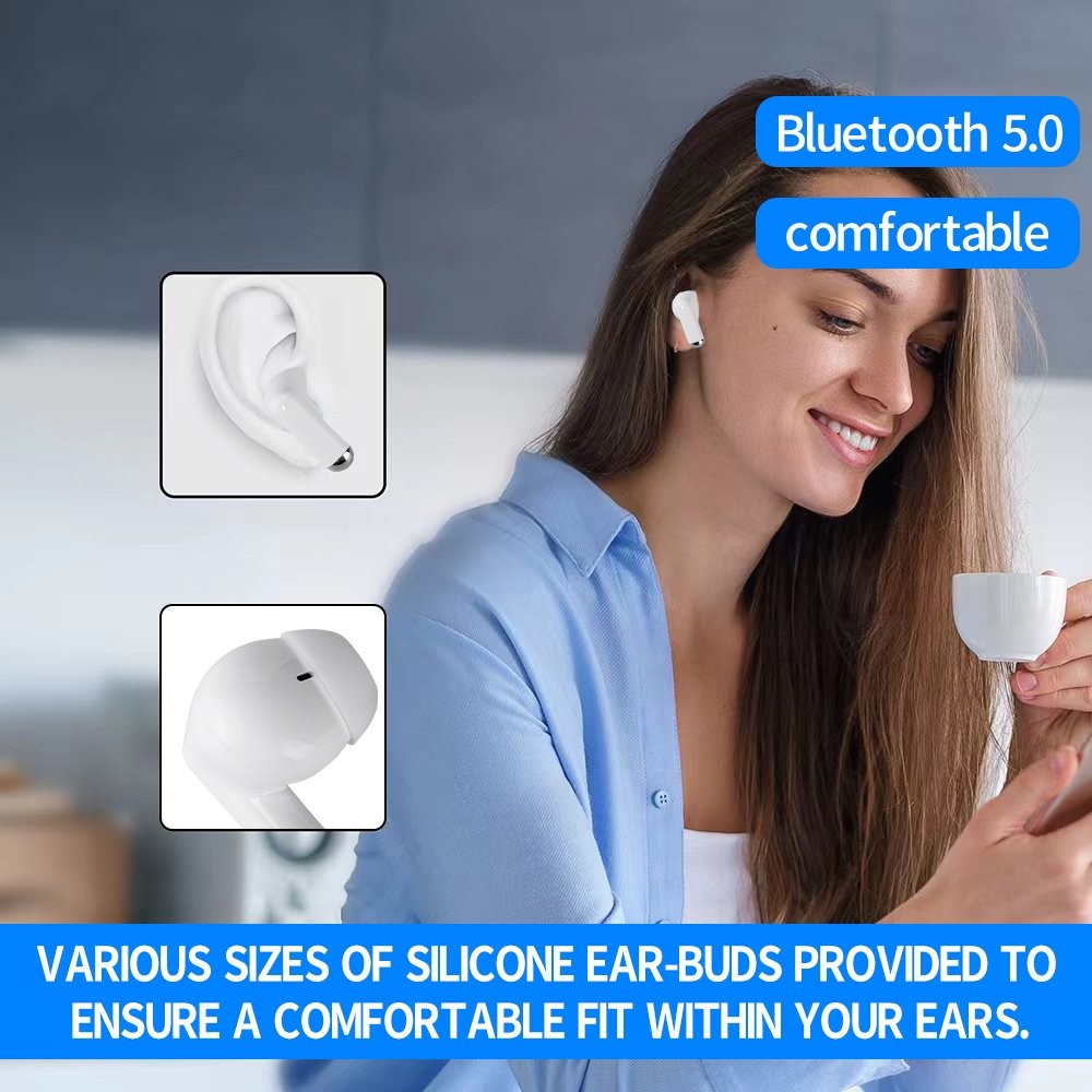 TWS Wireless Bluetooth Earphones Air In-Ear Pods Buds for iphone Samsung Android