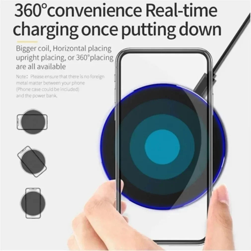 100W Fast Wireless Charger Charging Pad For Universal