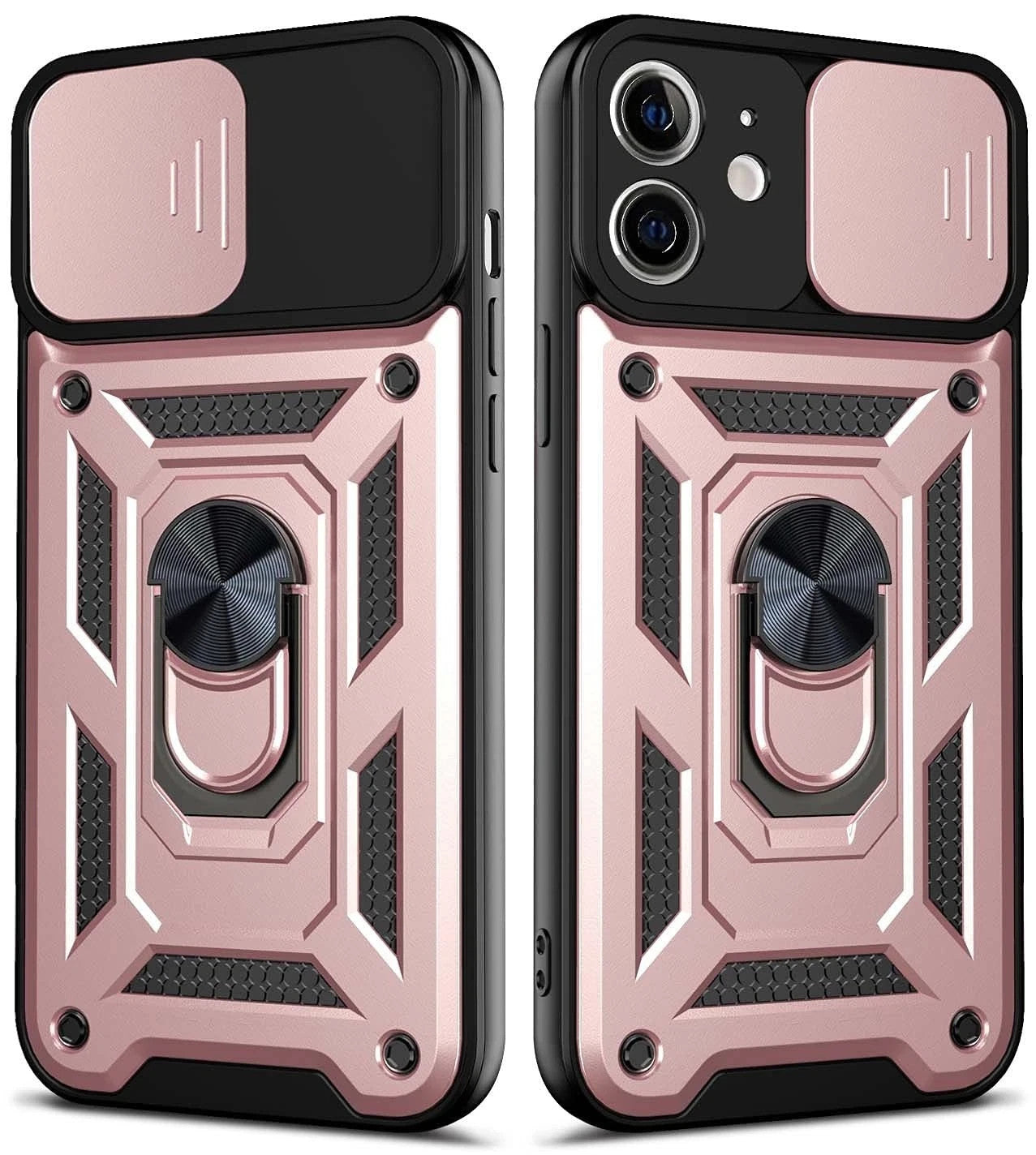 Shockproof Ring Stand Armor Case For iPhone