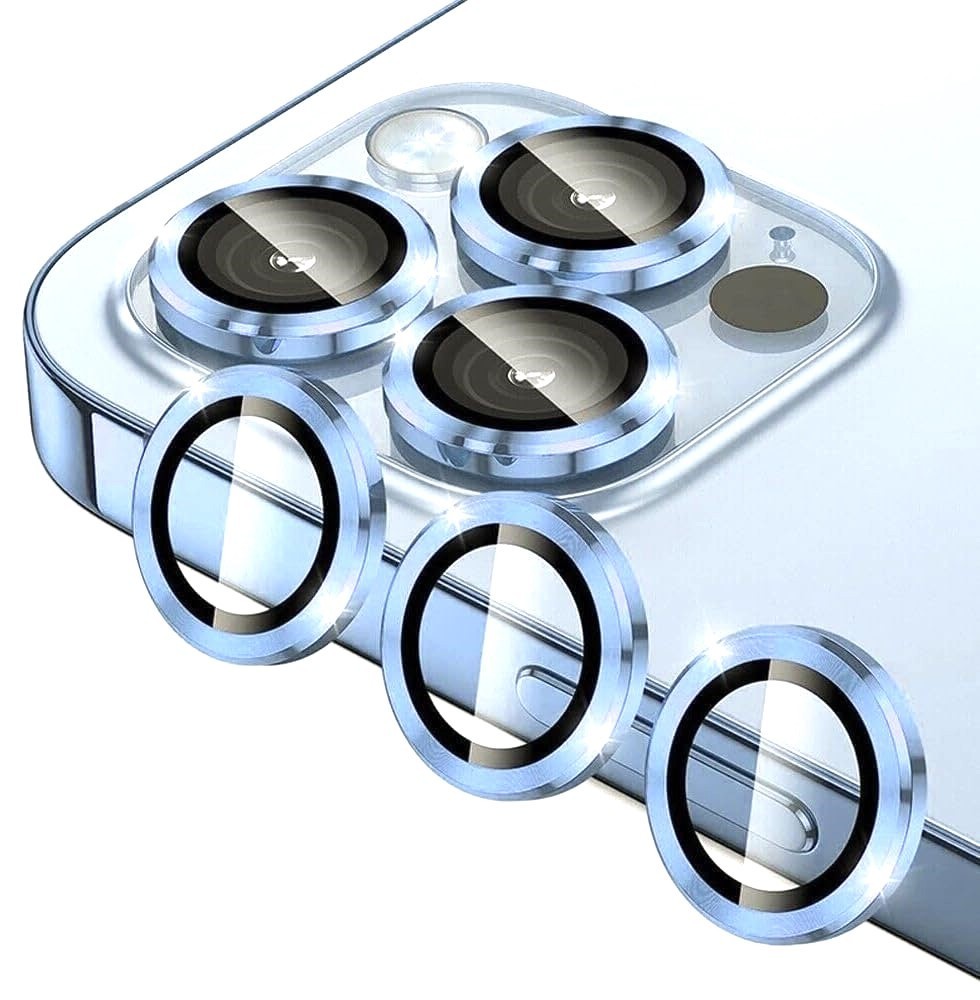 Camera LensGlass Protector Metal Ring for iPhone 17 Pro 14Pro 15Pro 16Pro 17E 13