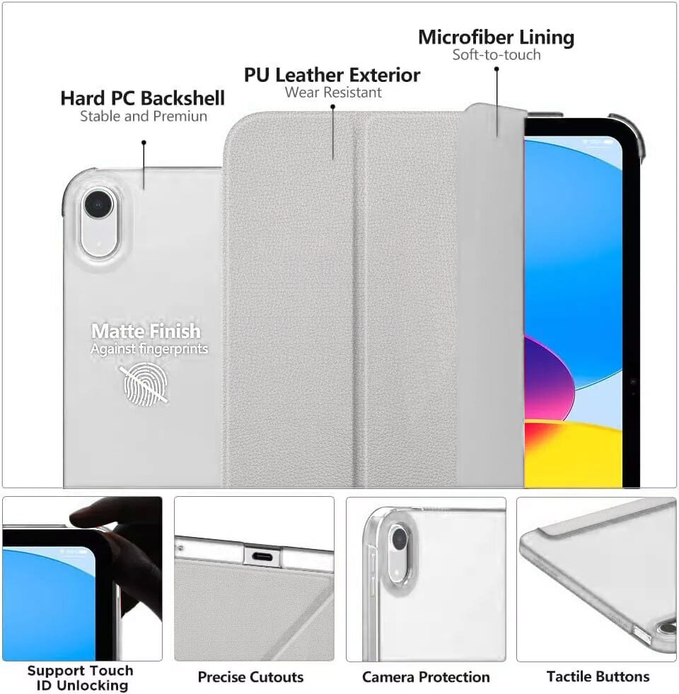 Leather Magnetic Smart Case for Apple iPad