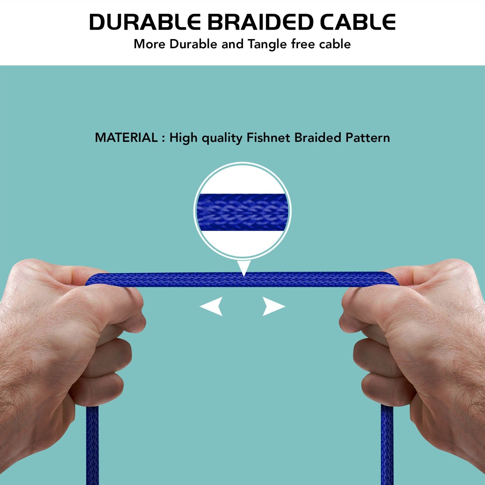 Heavy Duty USB Type C Charging Cable 2m & 3m