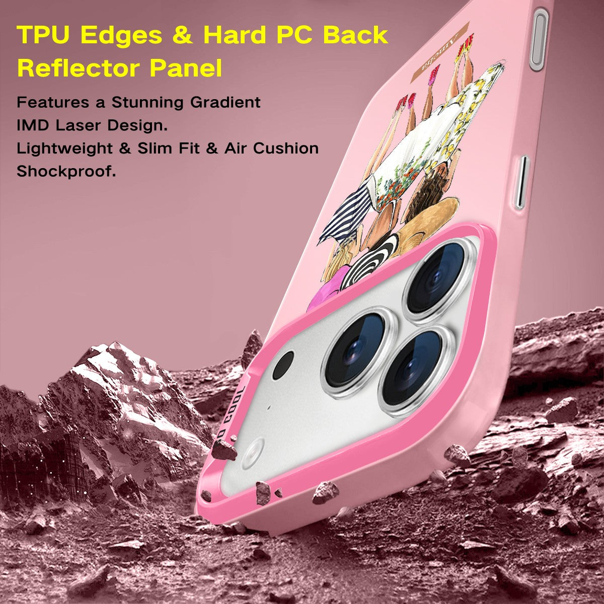 IPhone Case For iPhone 16 Pro 14 15 Pro Max 17e Customized Fashion Girls Cover