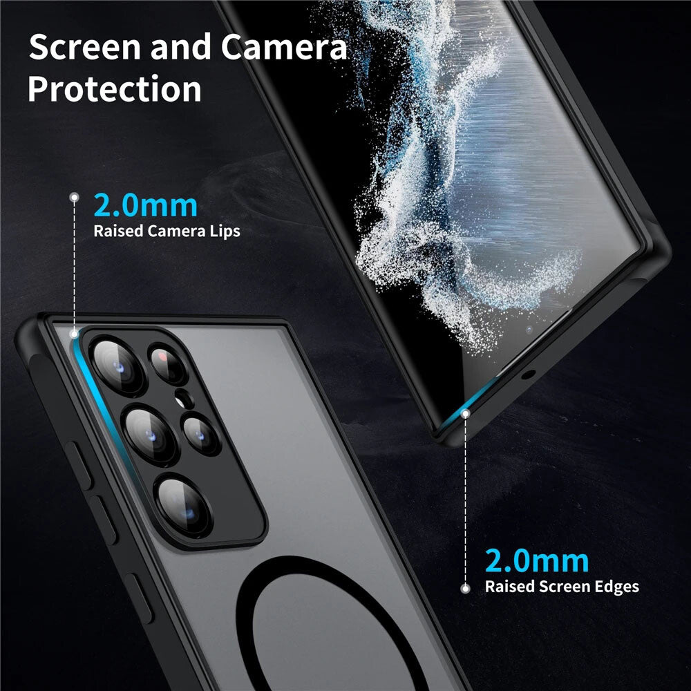 Shock Proof Magnetic Phone Case For Samsung S Models