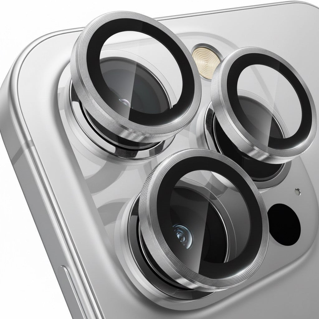 Camera LensGlass Protector Metal Ring for iPhone 17 Pro 14Pro 15Pro 16Pro 17E 13