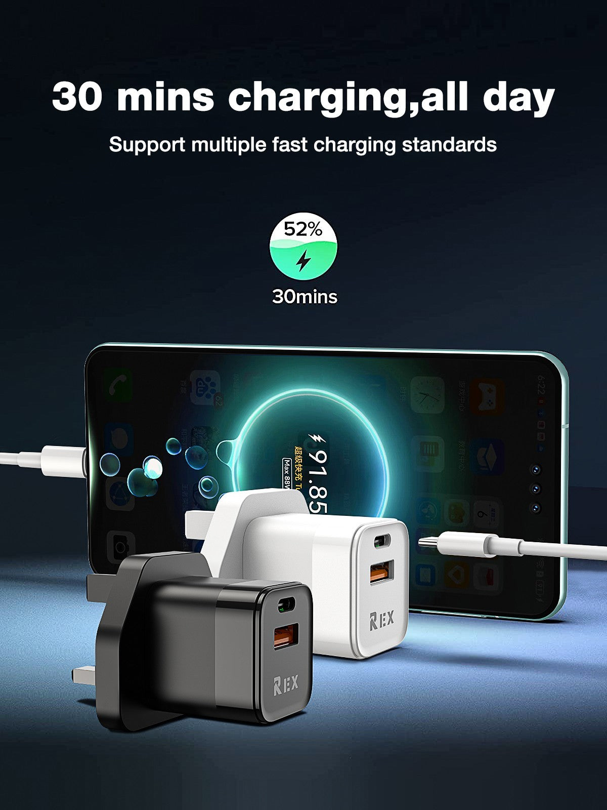 iPhone 17 16 Pro Max Samsung Fast Charging 20W USB-C Charger Cable