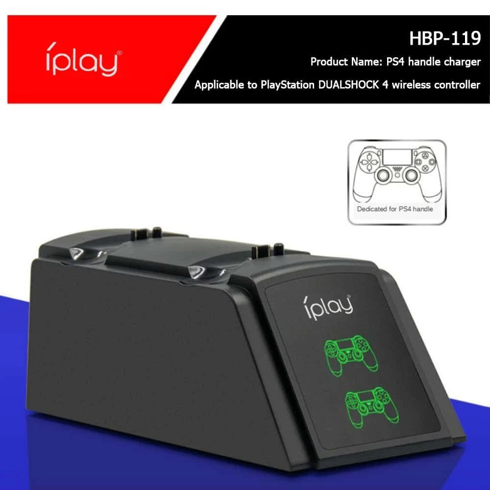 Dual Fast Charger Dock Station For PlayStation 4