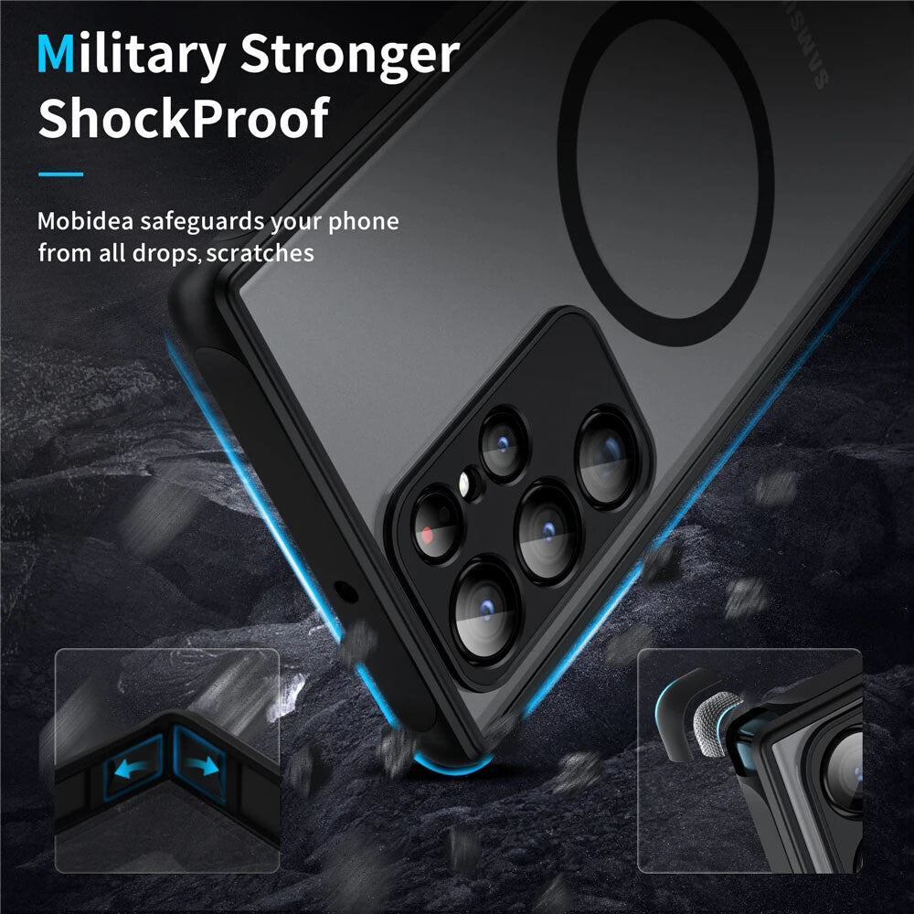 Shock Proof Magnetic Phone Case For Samsung S Models