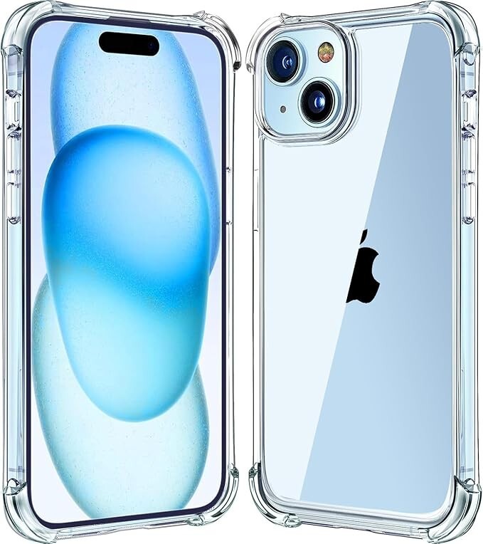 Case For iPhone 16 15 14 Pro Max Plus 13 11 12 7 8 Clear Cover Shockproof