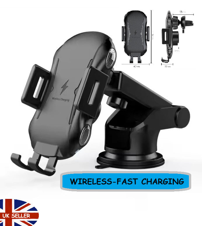 Wireless Fast Charge Car Phone Holder Universal