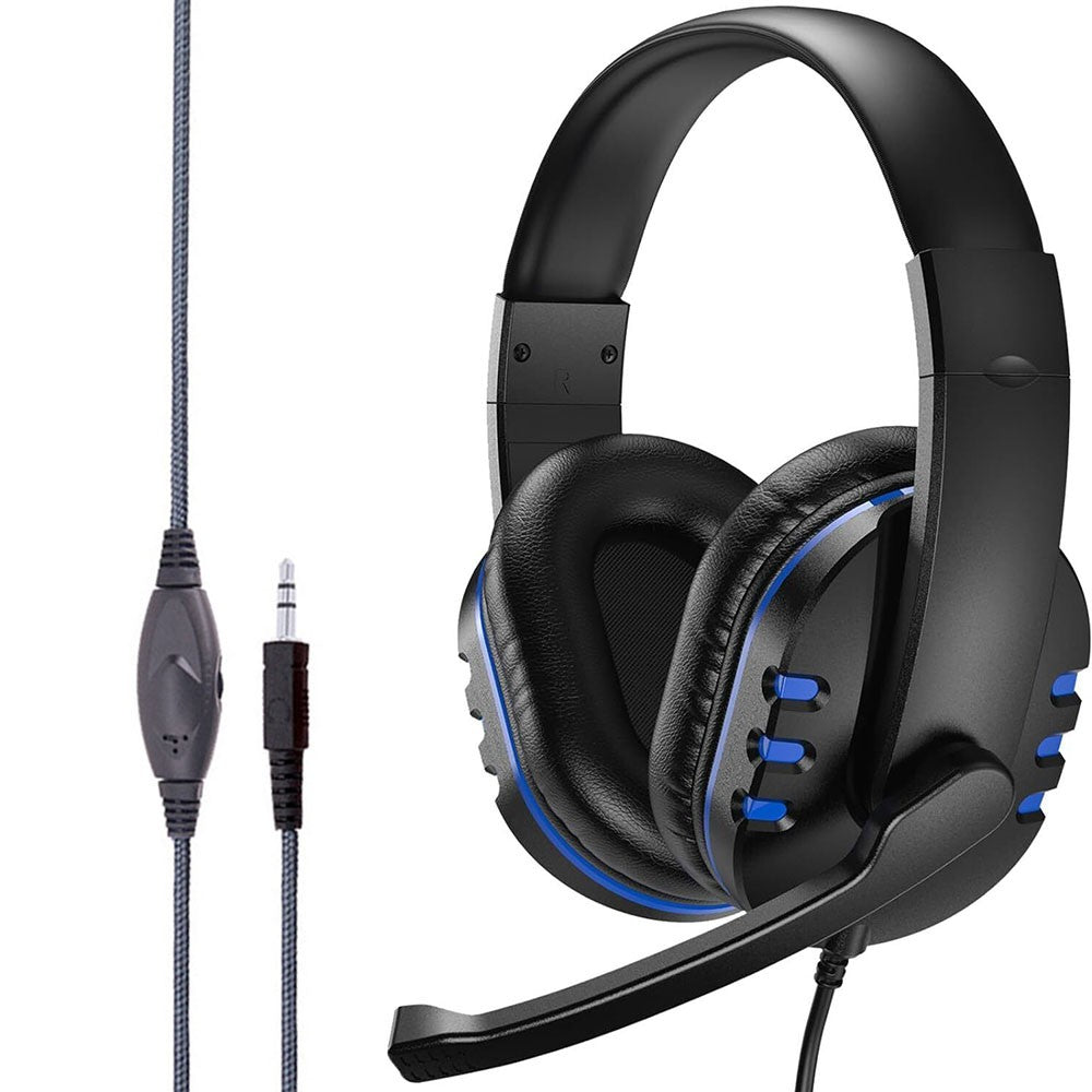 Gaming Headset with Microphone Mic Headphones For PC Laptop PS4 PS5 Xbox One UK