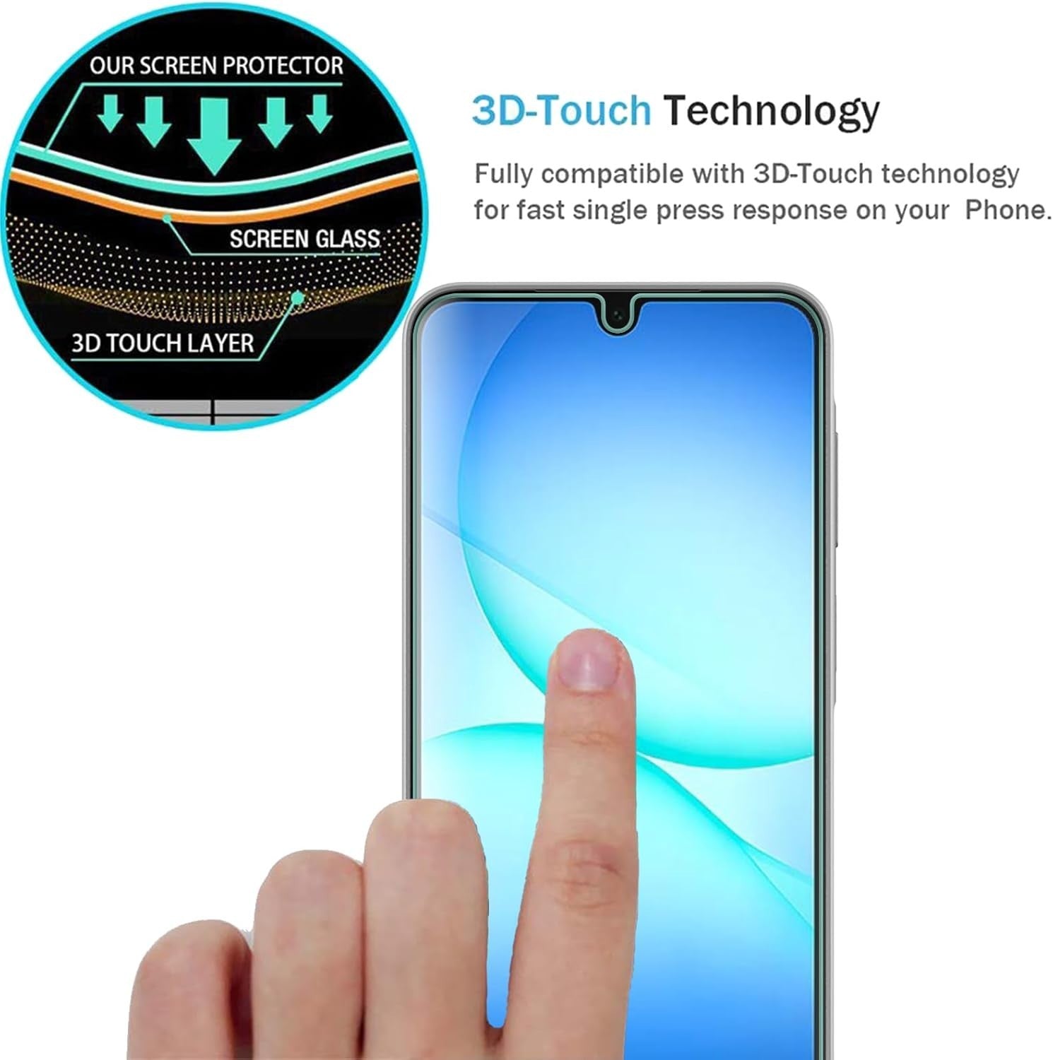 Tempered Glass Screen Protector For Samsung A17 A16 A15 A26 A34 A40 A52S A56 A70