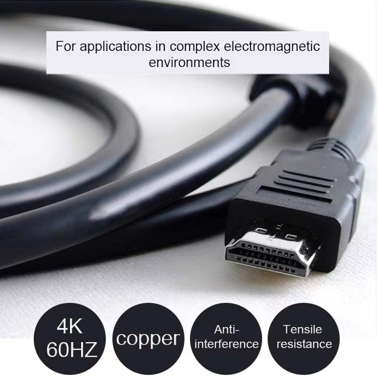 4K HDMI Cable 2.0 UltraHD High Speed 2160p 0.5m/1m/2m/3m/5m/10m/15m Premium Lead