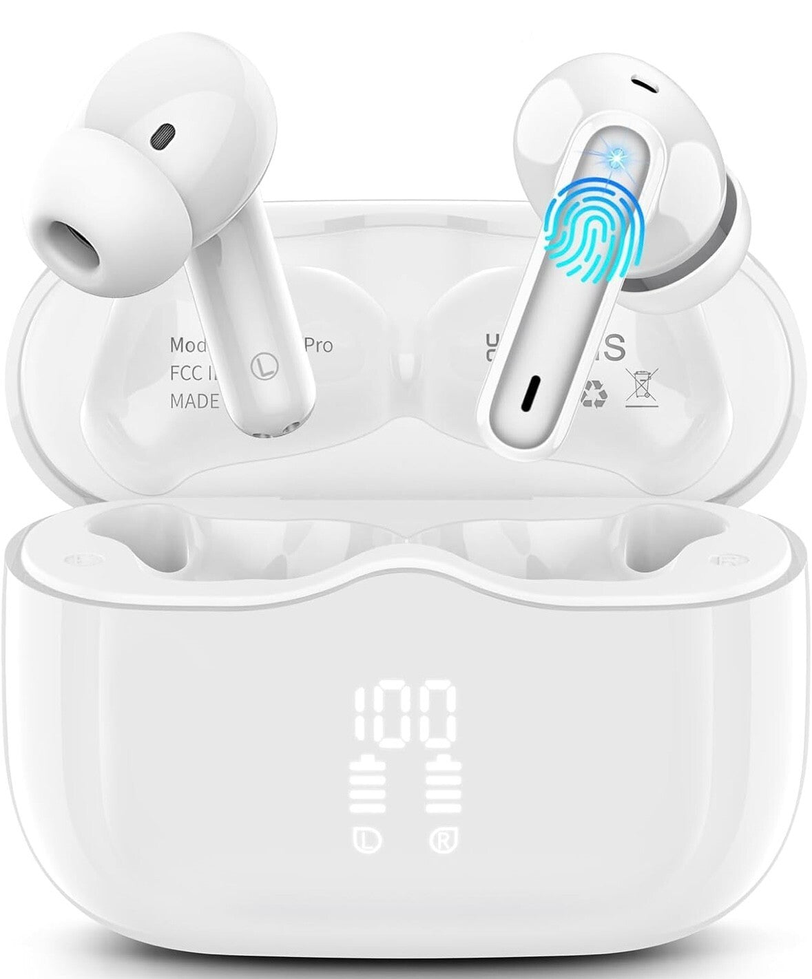 Wireless Earbuds Bluetooth 5.3 in Ear with HiFi Stereo Deep Bass