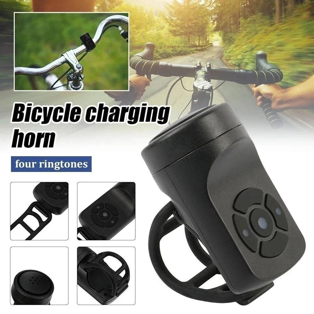 Bicycle Horn Loud Electric Bell MTB Bike Cycling Accessories USB Rechargeable uk