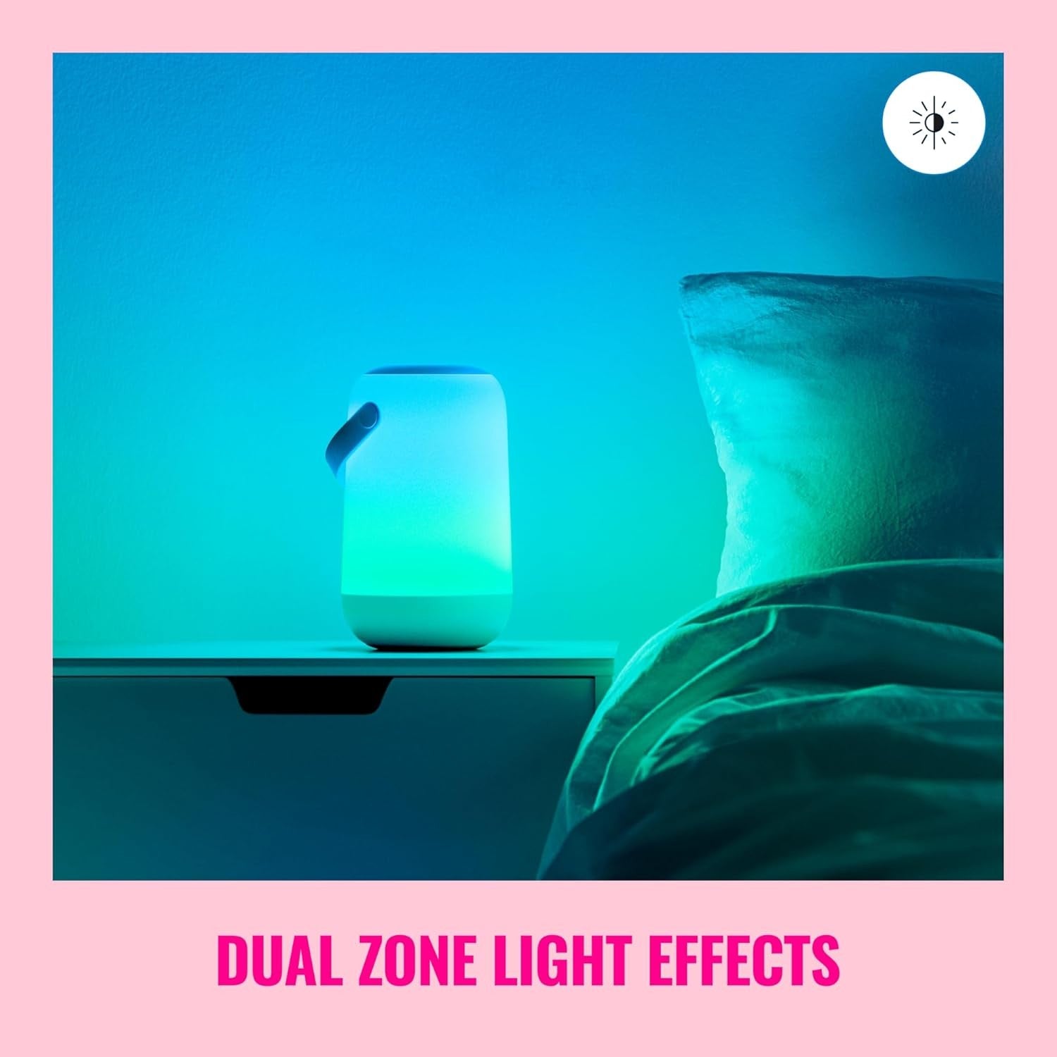 WiZ Mobile Colour Smart LED Table Lamp WiFi App Control Indoor UK Plug