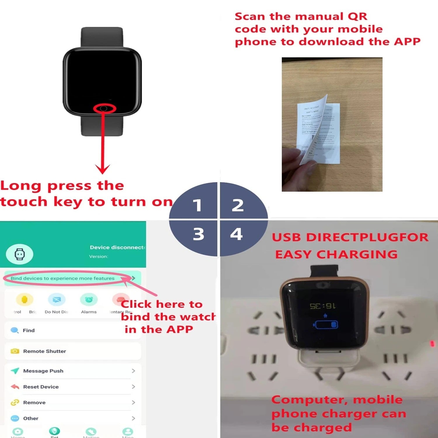 Smart Watch Men Women Fitness Tracker Blood Pressure Heart Rate Sport Watches UK