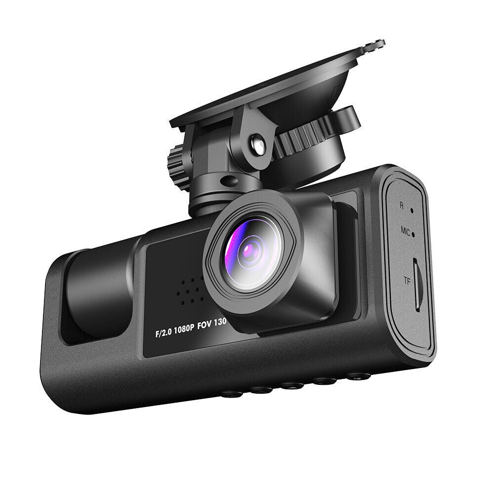 Dual Lens 1080P Car Dash Cam Recorder G Sensor DVR Front and Rear Camera Video