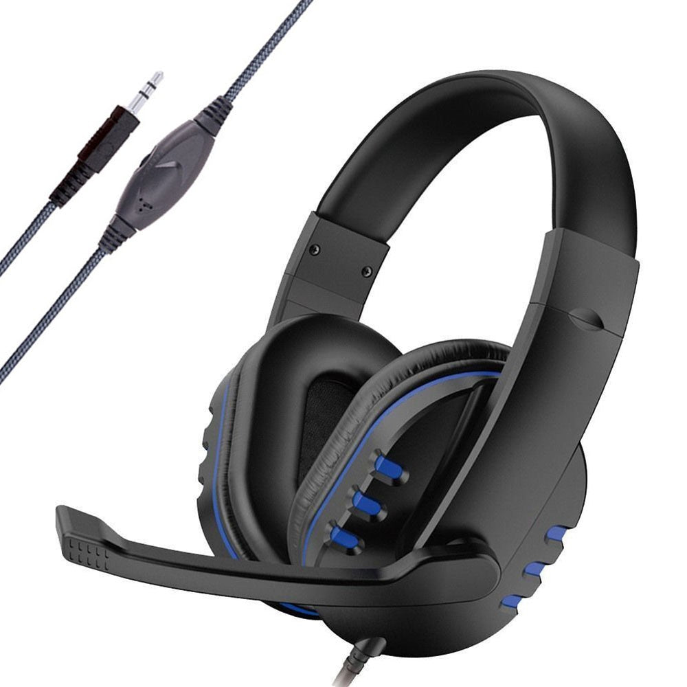 Gaming Headset with Microphone Mic Headphones For PC Laptop PS4 PS5 Xbox One UK