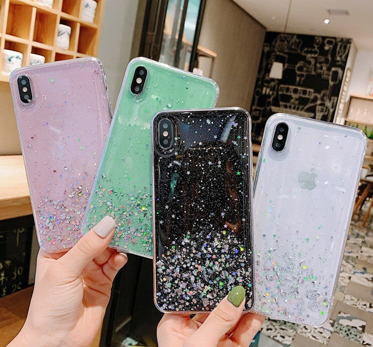 Glitter Case for iPhone 16 15 14 Pro Max 13 12 11 Plus 7 8 SE XR XS